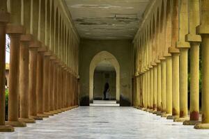 Eid Gah Mosque Hyderabad Sindh Old Beautiful Corridor photo