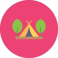 Tent Vector Icon