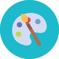 Paint Brush Pallete Vector Icon