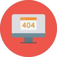 404 Error Vector Icon