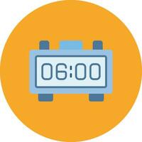 Digital Clock Vector Icon
