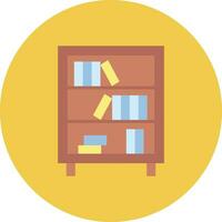 Bookshelf Vector Icon