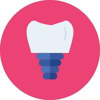 Dental Implant Vector Icon