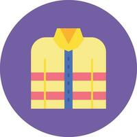 Firefighter Jacket Vector Icon