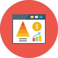 Website Pyramid Vector Icon