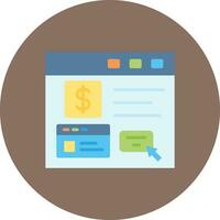 Online Card Payment Vector Icon