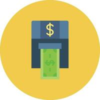 Cash Withdrawal Vector Icon