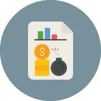 Debt Analysis Vector Icon