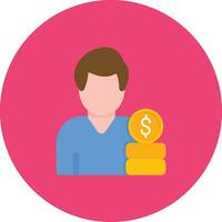 Male Financial Advisor Vector Icon