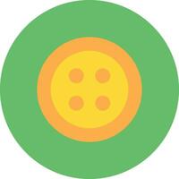 Clothing Button Vector Icon