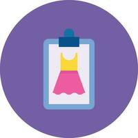 Dress Sketch Vector Icon