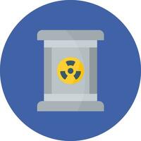 nuclear residuos vector icono