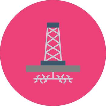 Fracking Vector Icon