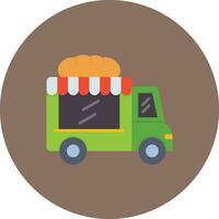 Bakery Truck Vector Icon