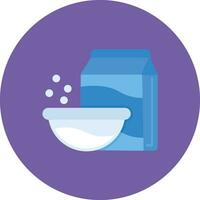 Milk Bowl Vector Icon