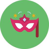 New Year Mask Vector Icon