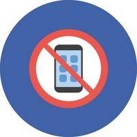 No Phone Vector Icon