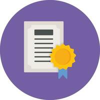 Certificate Vector Icon