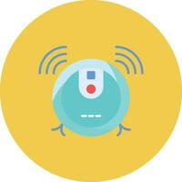 Robot Vaccum Vector Icon