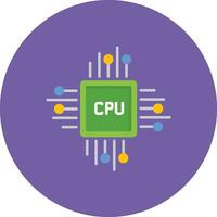 UPC procesador vector icono