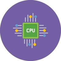 CPU Processor Vector Icon