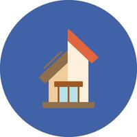 Semi Detached House Vector Icon