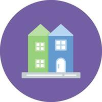 Duplex House Vector Icon