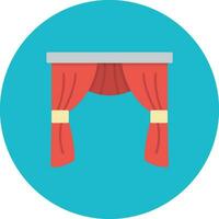 Curtains Vector Icon