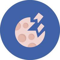 Planet Destoryed Vector Icon