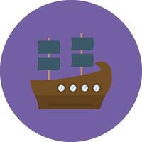 Galleon Vector Icon