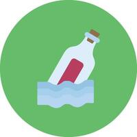 Message in a Bottle Vector Icon