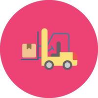 Forklift Vector Icon