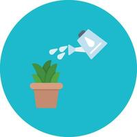 Watering Plants Vector Icon