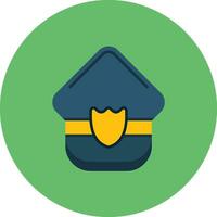 Police Hat Vector Icon