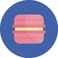 icono de vector de macarrón