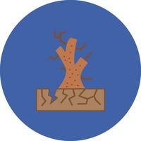 Desertification Vector Icon