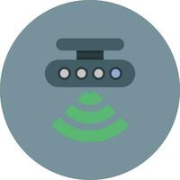 icono de vector de sensor de movimiento