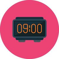 Digital Clock Vector Icon