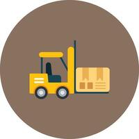 Forklift Vector Icon