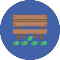 Autumn Bench Vector Icon