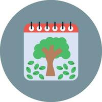 Autumn Calendar Vector Icon