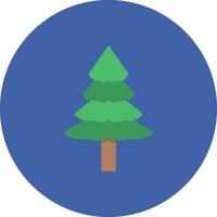 icono de vector de árbol de pino