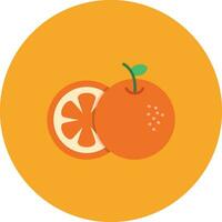 icono de vector naranja