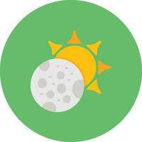 icono de vector de eclipse