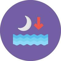 Low Tide Vector Icon