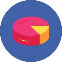3D Pie Chart Vector Icon