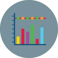 Stacked Bar Chart Vector Icon