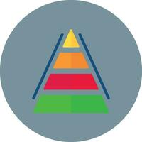 Pyramid Chart Vector Icon