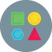 Geometric Shapes Vector Icon