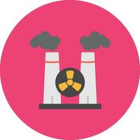 Nuclear Factory Vector Icon
